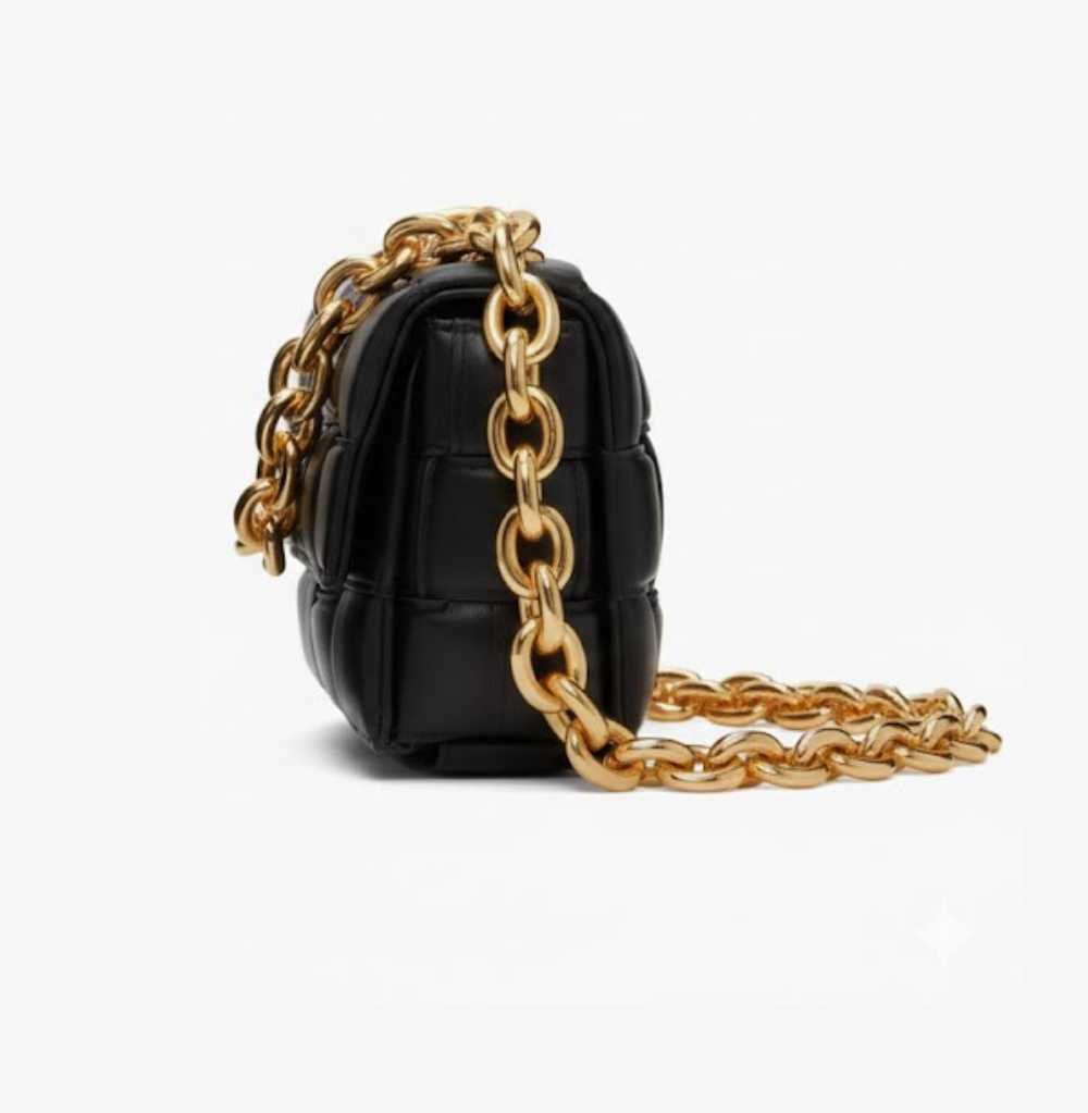 Bottega Veneta Black Padded Cassette Bag