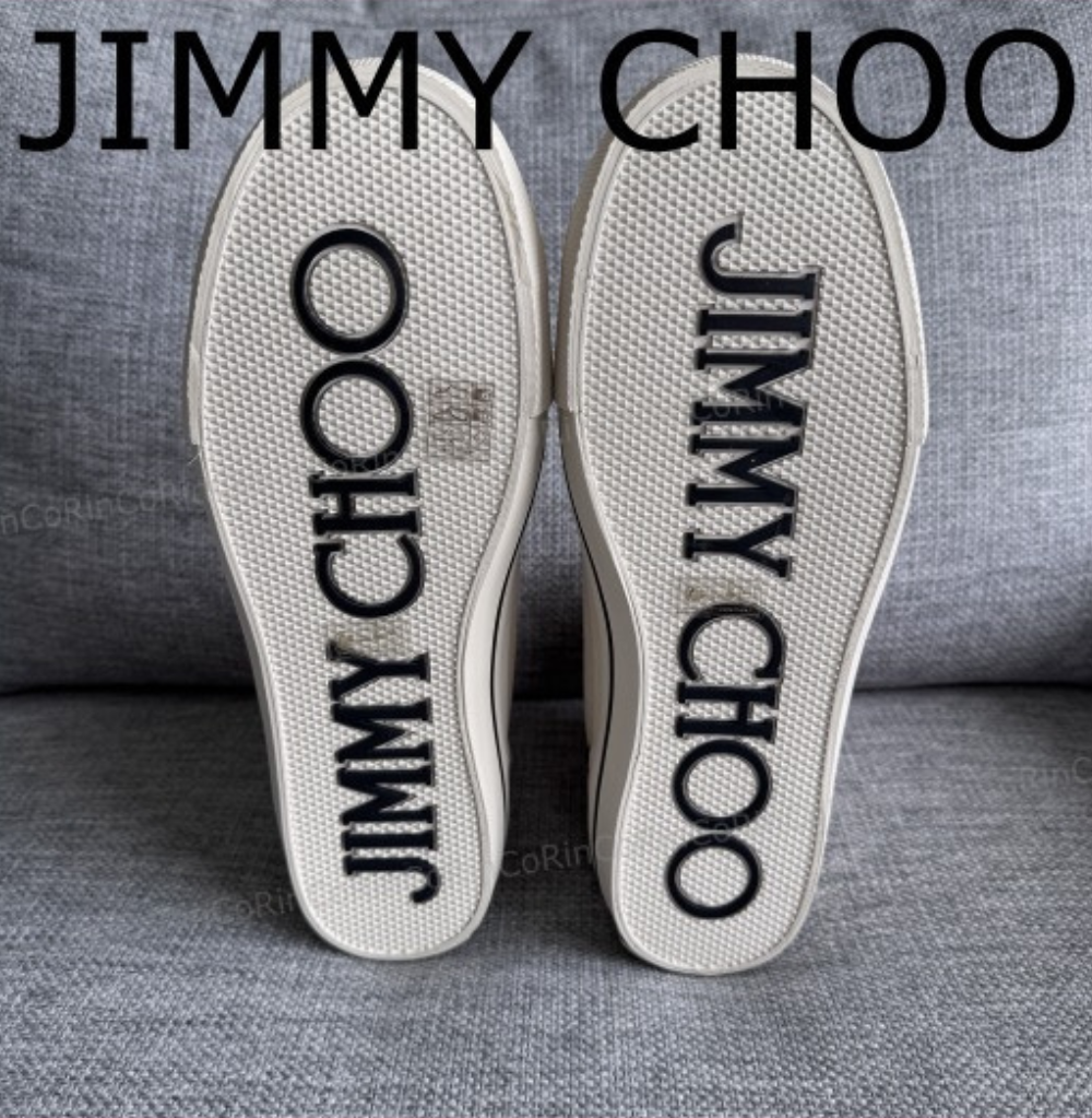 Jimmy Choo Fenix High/M | 44, Ecru Black