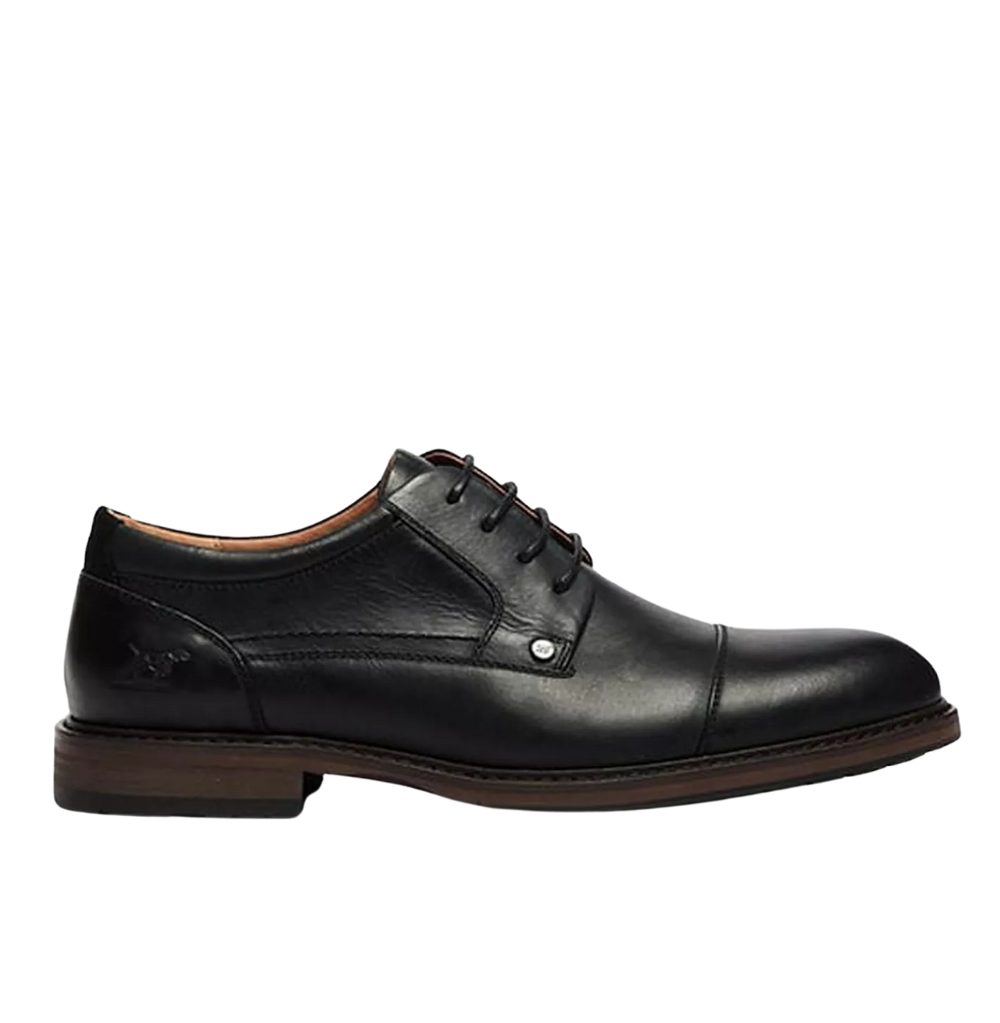 Rodd & Gunn Darfield Leather Derby Shoes, Onyx Wash