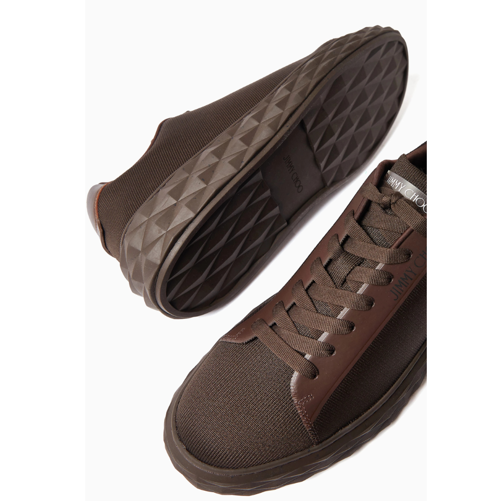 Jimmy Choo Brown Diamond Light Maxi Sneakers