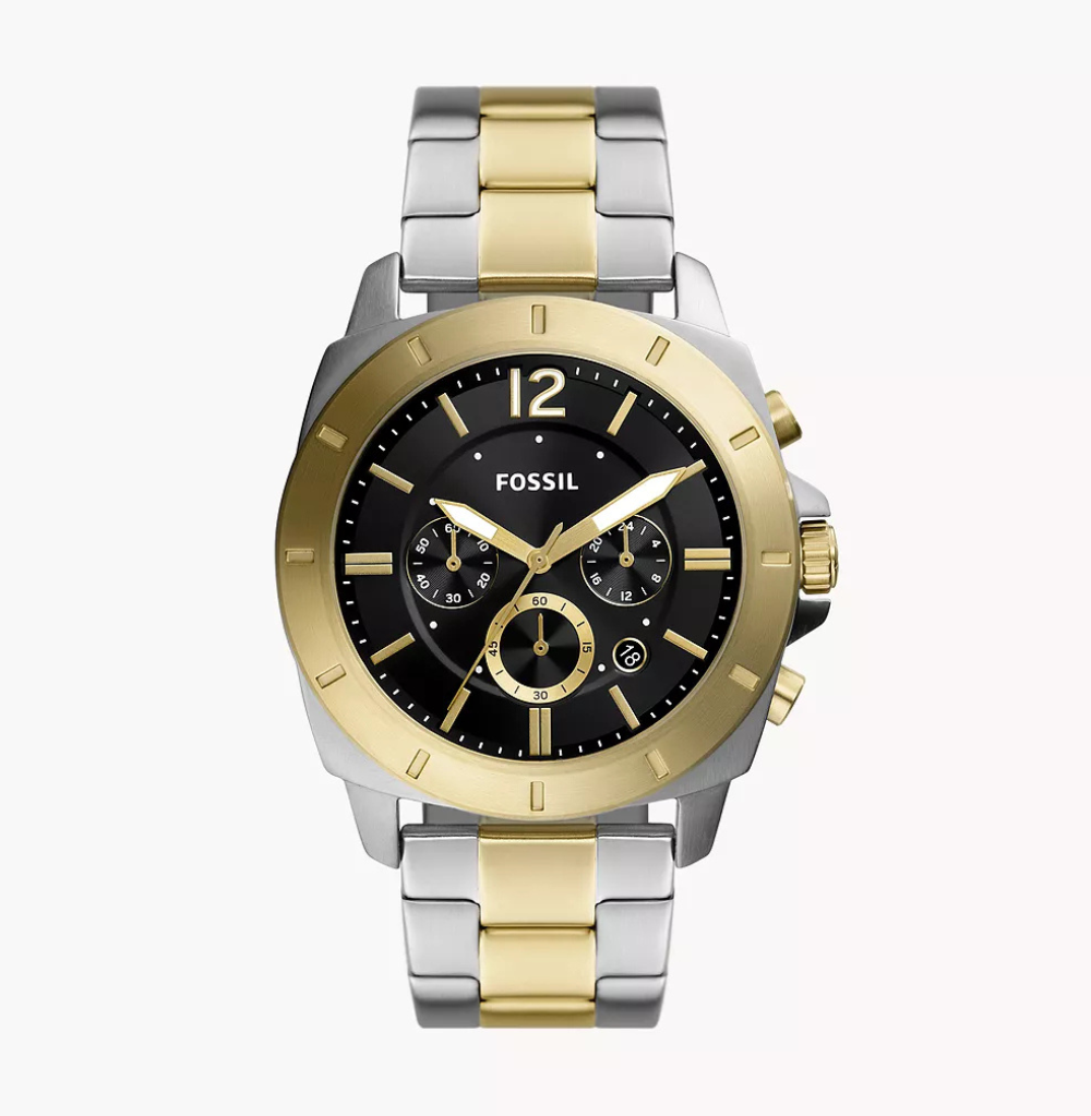 Fossil Privateer Chronograph Two-Tone Stainless Steel Watch