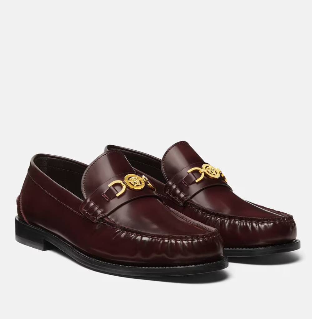 Versace Medusa '95 Loafers, Burgundy
