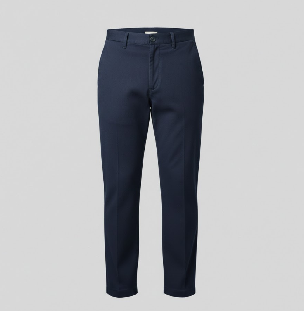 French Toast Men Straight Fit Navy Pant