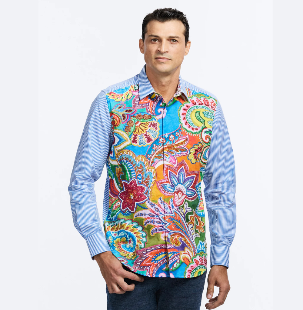 Robert Graham Limited Edition Kaleidescope Long Sleeve Button Down