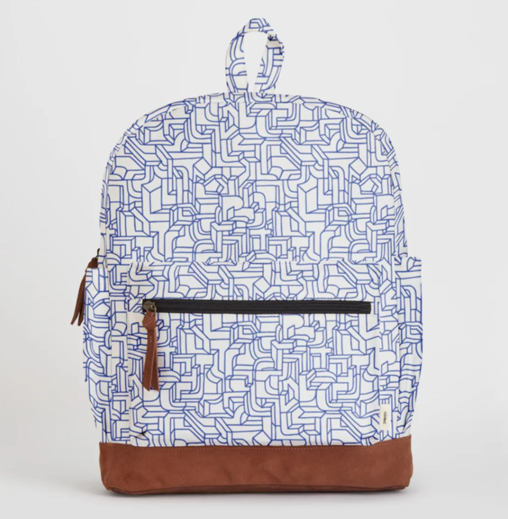Minted Blue Ink Backpack